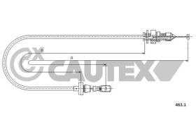 CAUTEX 019002 - MANDO ACELERADOR