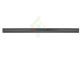 JUMASA 29270533 - MOLDURA PUERTA TRASERA IZQUIERDA NEGRA CON PERFIL CROMADO BM