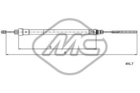 METALCAUCHO 81340 - CABLE FRENO EVASION ALL (DRUM BRAKE)