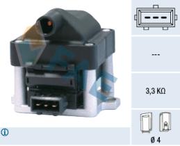 FAE 80200 - BOBINA DE ENCENDIDO