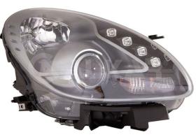 ALKAR 2746471 - DERECHO,FARO,CON LUZ DIA,ELECTRICO,CON MOTOR,NEGRO,LED,