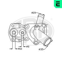 ERA 350343 - TERMOSTATO,REFRIGERANTE