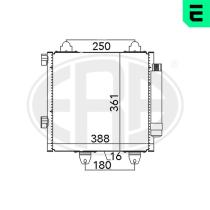 ERA 667022 - CONDENSADOR,AIRE ACONDICIONADO