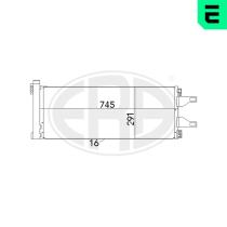 ERA 667023 - CONDENSADOR,AIRE ACONDICIONADO