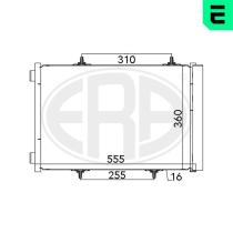 ERA 667025 - CONDENSADOR,AIRE ACONDICIONADO