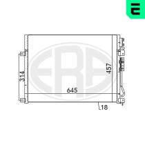 ERA 667028 - CONDENSADOR,AIRE ACONDICIONADO