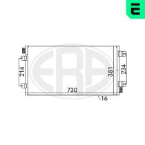 ERA 667030 - CONDENSADOR,AIRE ACONDICIONADO