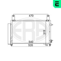 ERA 667032 - CONDENSADOR,AIRE ACONDICIONADO