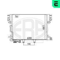 ERA 667033 - CONDENSADOR,AIRE ACONDICIONADO