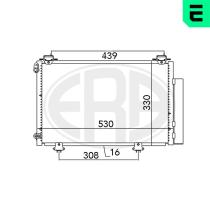 ERA 667041 - CONDENSADOR,AIRE ACONDICIONADO