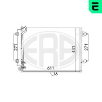 ERA 667044 - CONDENSADOR,AIRE ACONDICIONADO