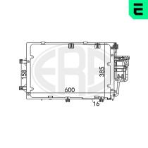 ERA 667098 - CONDENSADOR,AIRE ACONDICIONADO