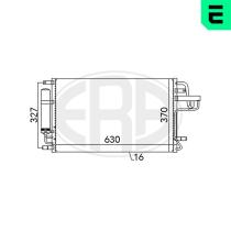 ERA 667101 - CONDENSADOR,AIRE ACONDICIONADO