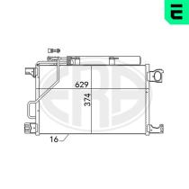 ERA 667105 - CONDENSADOR,AIRE ACONDICIONADO