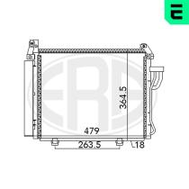 ERA 667107 - CONDENSADOR,AIRE ACONDICIONADO