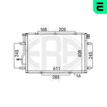 ERA 667112 - CONDENSADOR,AIRE ACONDICIONADO