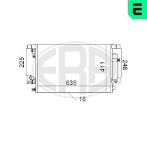 ERA 667114 - CONDENSADOR,AIRE ACONDICIONADO