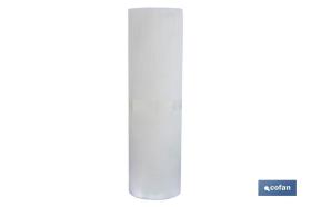 COFAN 10391091 - MALLA PLAST. CUADRADA JARDIN 5MM BLANCO 1X25M