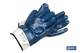 COFAN 1100000710BLU - BLISTER GUANTE AMERICANO DE NITRILO AZUL TALLA 10 VENTA UNIT