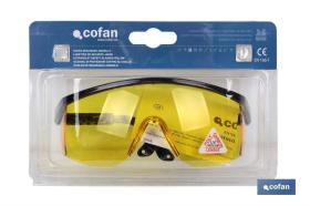 COFAN 11000021BL - BLISTER GAFAS SEGURIDAD ULTRAVIOLETA