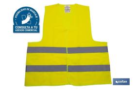 COFAN 11000025 - CHALECO REFLECTANTE AMARILLO