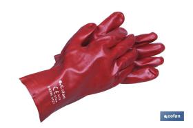 COFAN 11000046BL - BLISTER G. PVC ROJO 35 CMS