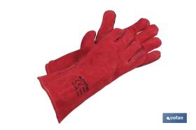 COFAN 11000069 - GUANTE ROJO SOLDADOR