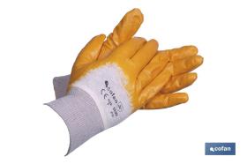 COFAN 1100009410 - GUANTES NITRILO AMARILLO T-10