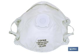 COFAN 11000102 - MASCARILLA PROTECCION C/VALVULA FFP2D