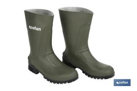 COFAN 12002036 - BOTA PVC VERDE MEDIA CAÑA TALLA 36