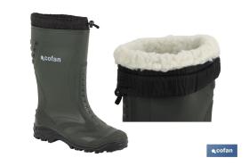 COFAN 12002642 - BOTA AGUA FORRO POLAR COSIDO T-42