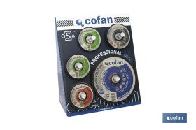 COFAN EXPOSITOR16 - DISPLAY DISCOS ABRASIVOS