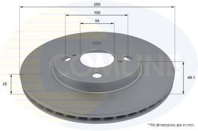 COMLINE ADC01107V - DISCO FRENO