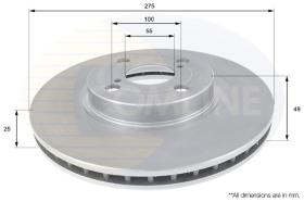 COMLINE ADC01114V - DISCO FRENO