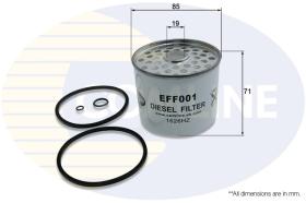 COMLINE EFF001 - FILTRO COMBUSTIBLE