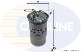 COMLINE EFF035 - FILTRO COMBUSTIBLE