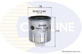 COMLINE EFF042 - FILTRO COMBUSTIBLE