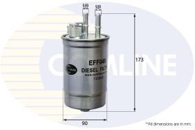 COMLINE EFF049 - FILTRO COMBUSTIBLE