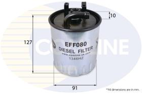  EFF080 - FILTRO COMBUSTIBLE