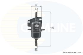 COMLINE EFF101 - FILTRO COMBUSTIBLE