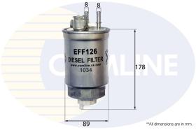 COMLINE EFF126 - FILTRO COMBUSTIBLE