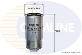 COMLINE EFF138 - FILTRO COMBUSTIBLE