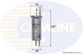 COMLINE EFF213 - FILTRO COMBUSTIBLE