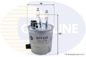 COMLINE EFF225 - FILTRO COMBUSTIBLE