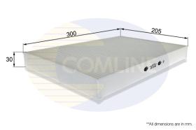 COMLINE EKF237 - FILTRO HABITáCULO