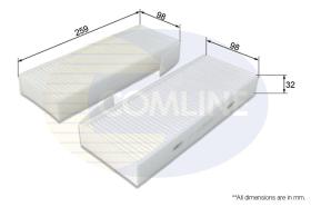 COMLINE EKF3702 - FILTRO HABITáCULO