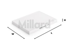 MILLARD MC5663 - MILLARD CABIN FILTER