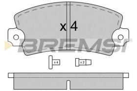 BREMSI BP2018 - B. PADS RENAULT RENAULT 5