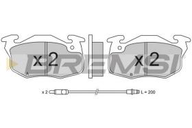 BREMSI BP2269 - B. PADS PEUGEOT 205 PEUGEOT 306 PEUGEOT