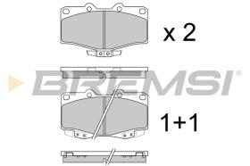 BREMSI BP2463 - B. PADS TOYOTA 4 RUNNER TOYOTA LAND CRUI